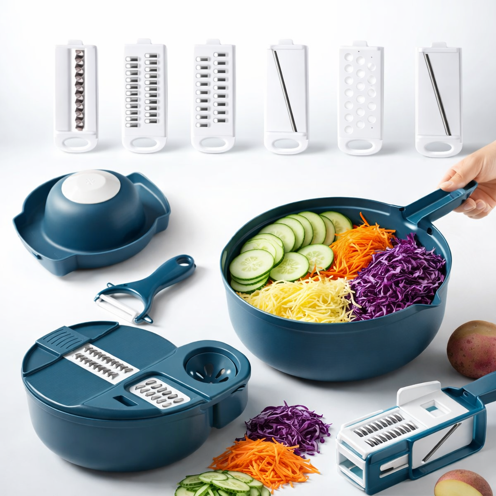 🥕 Mandolina y Rallador Multifuncional de Verduras